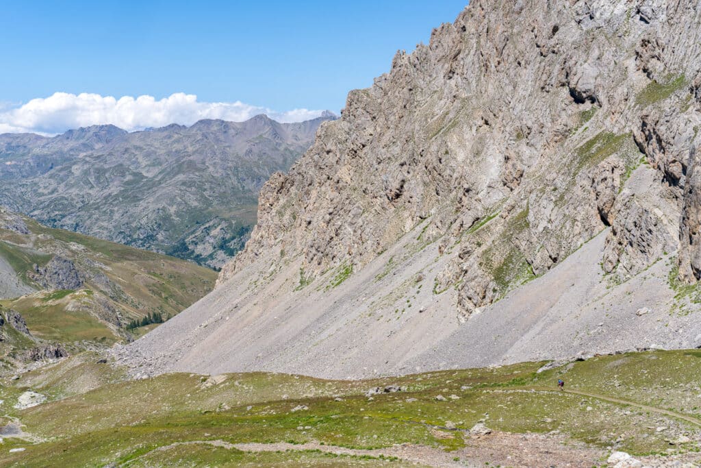 Sous le col de Roche Noire, Tour de la Tête Noire