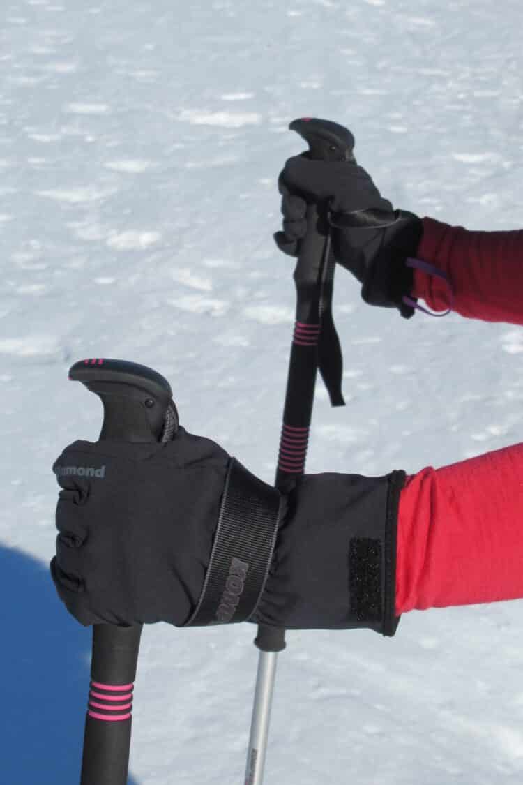 Préhension avec les sous-gants
