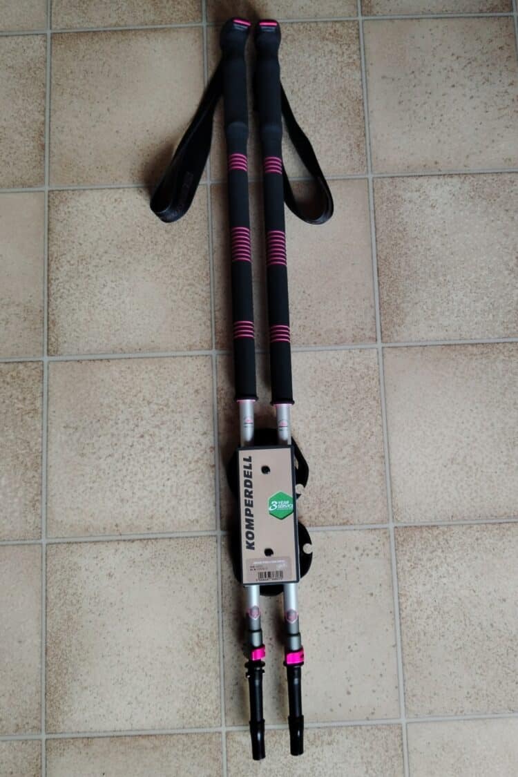 Réception des bâtons Komperdell Contour Titanal 2 Foam