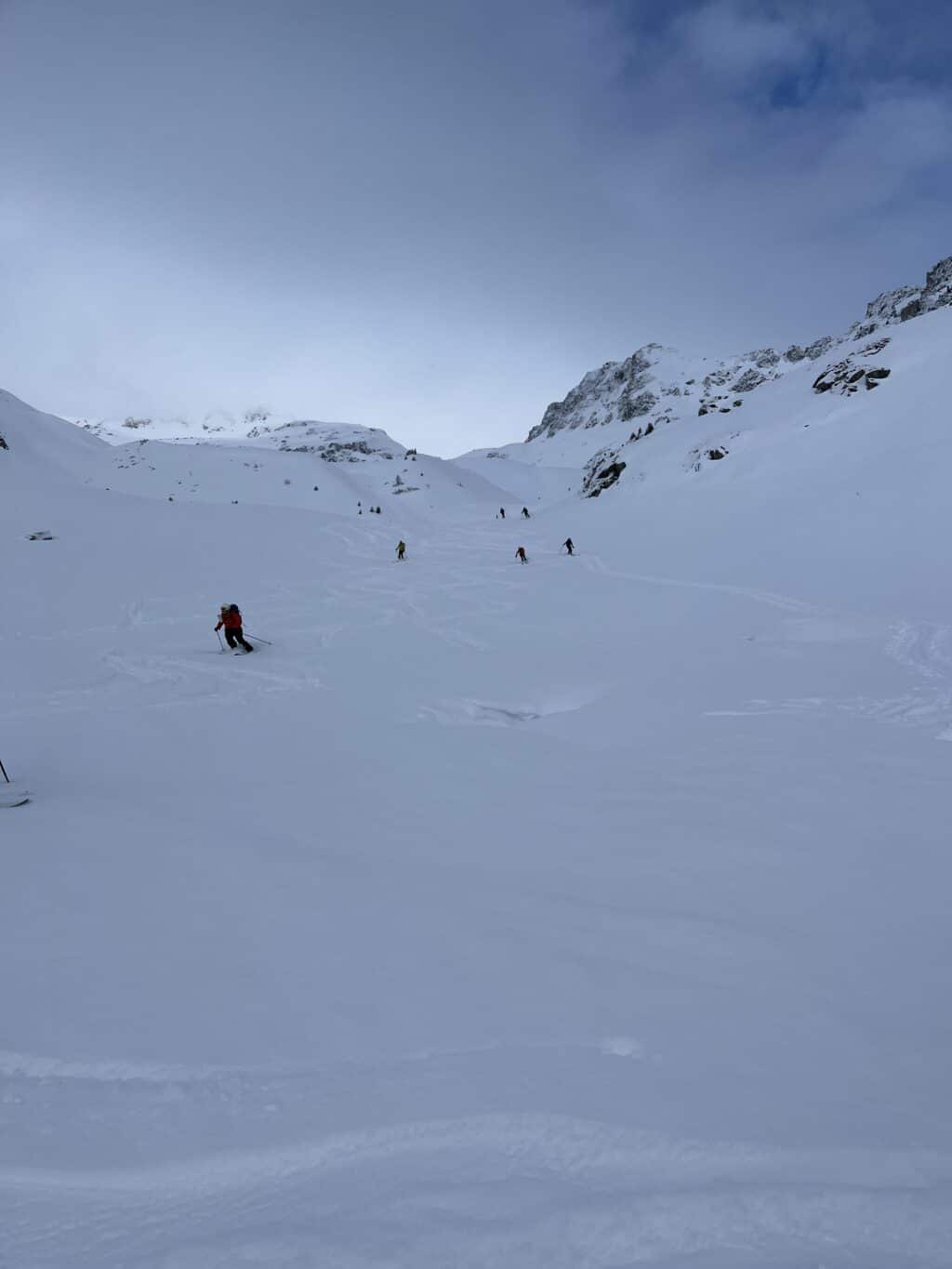 Jour #2 Fin de la combe de Bridan, descente excellente !