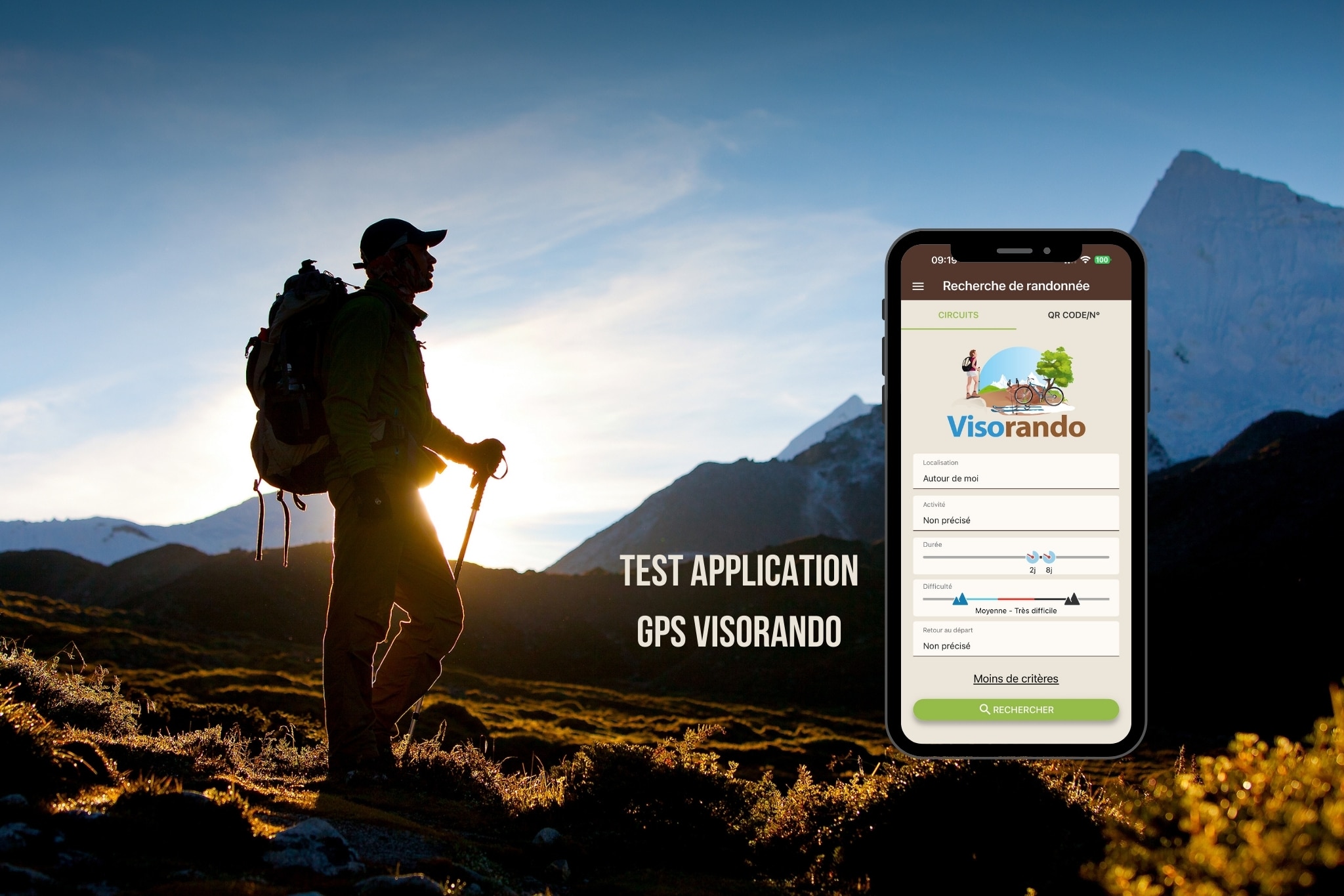 Test Application GPS VisoRando