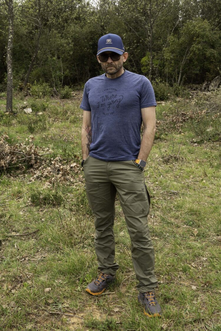 pantalon fjällräven abisko hybrid trail trs m