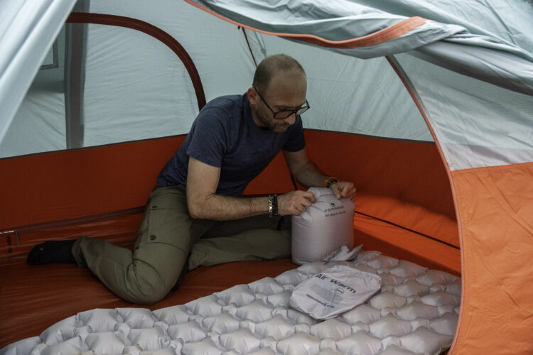 matelas ferrino air warm
