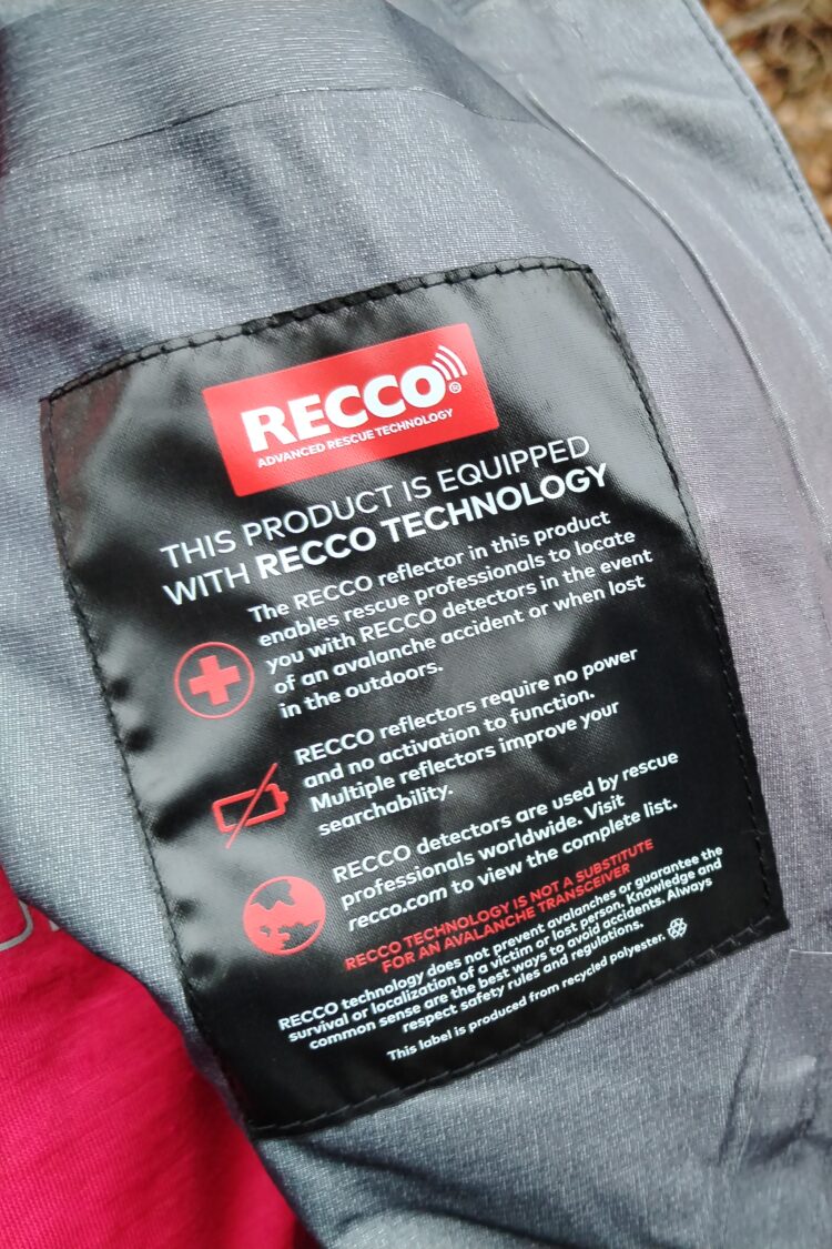 Système Recco de la veste Advanced 4F