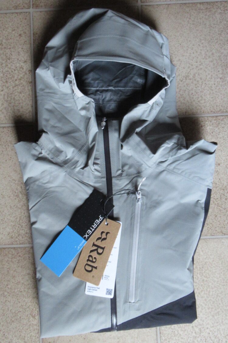 Réception de la veste Rab Downpour Trail