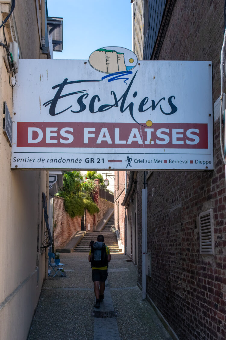 Escalier des falaises, Le Tréport, GR®21
