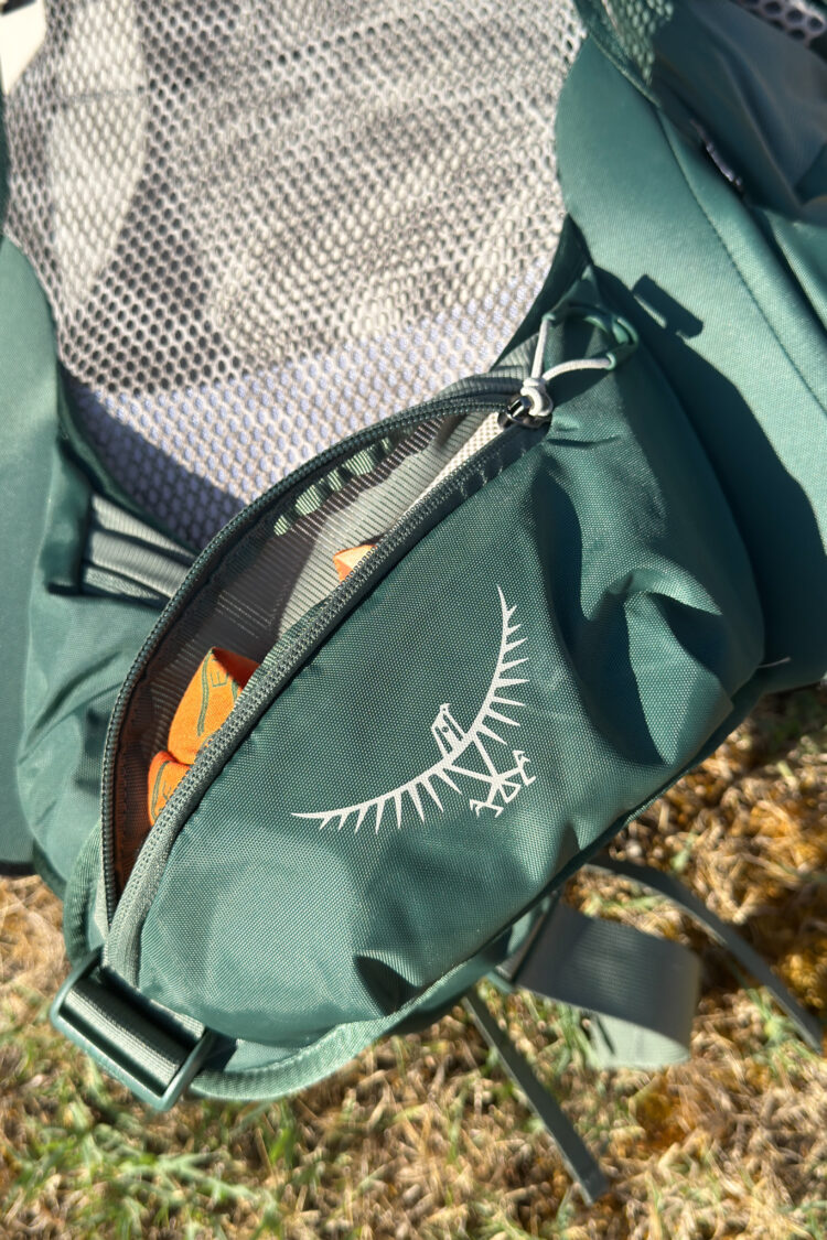 Poche ceinture du sac à dos Osprey Stratos 34