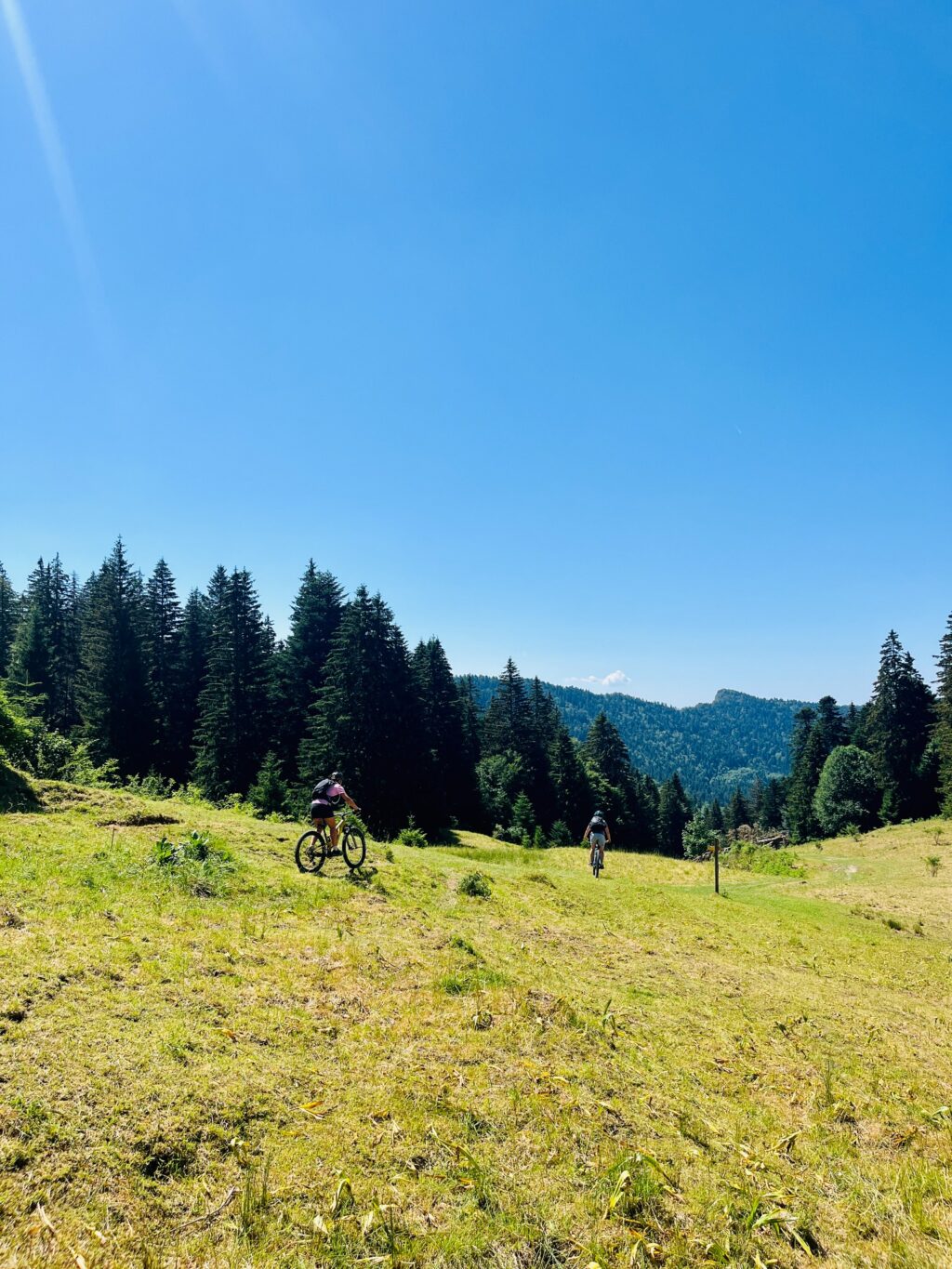 Sous un ciel bleu magnifique